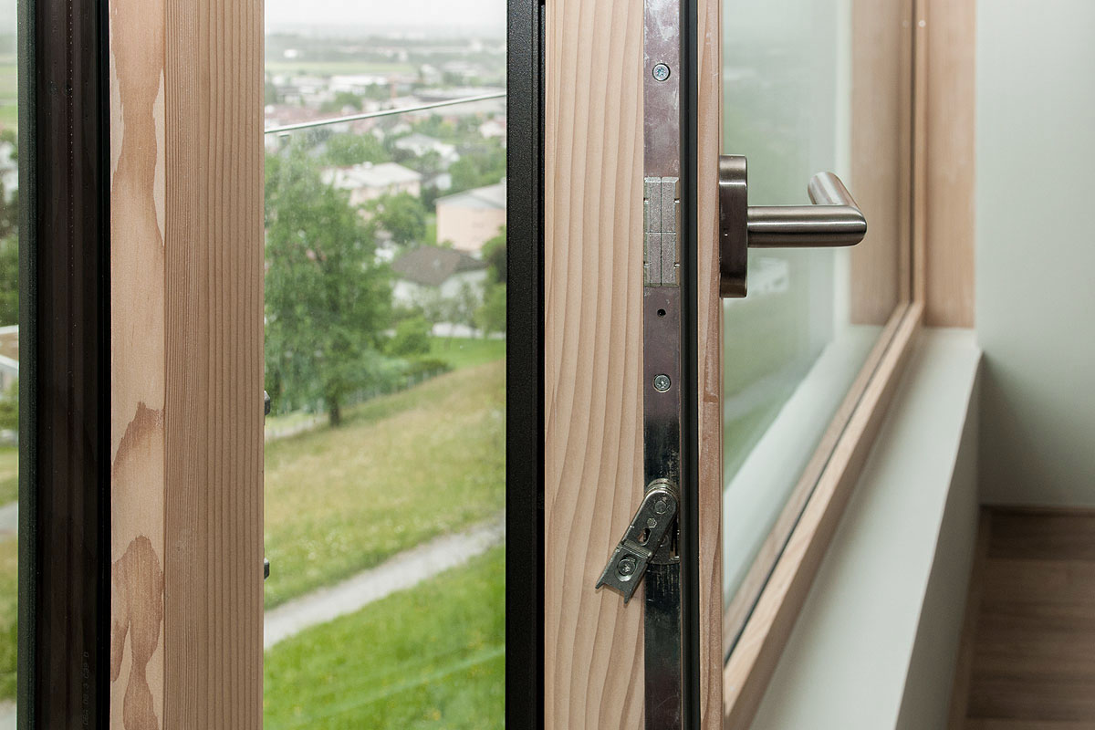 Holzalufenster